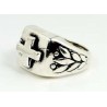 Bague celtique homme avec croix gothique