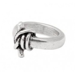 Silver ring with knot for men from UNOde50