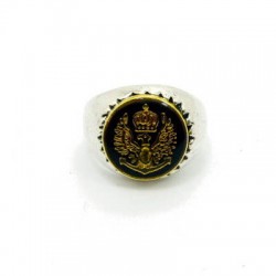 Bague celtique homme avec croix gothique