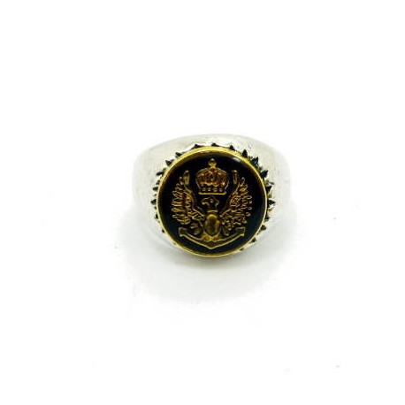 Bague celtique homme avec croix gothique