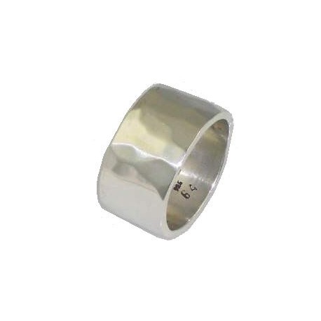 Anillo plata hombre martillado