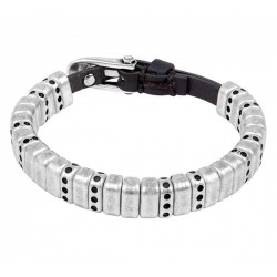 Bracelet silver bricks charms