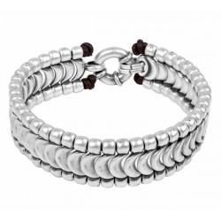 Silver Scales Mens Bracelet