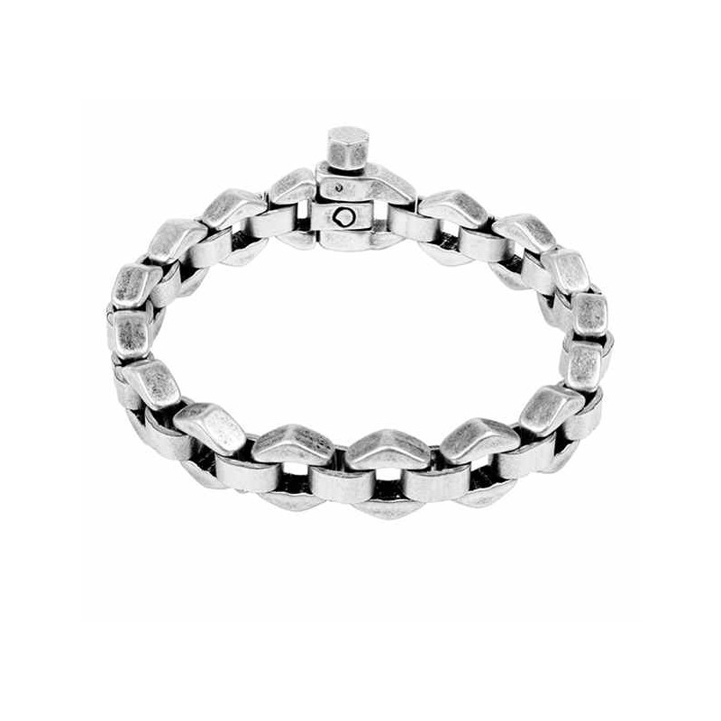 Hexagon Silberarmband