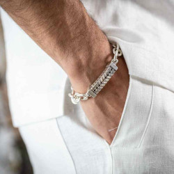 Bold chain statement bracelet