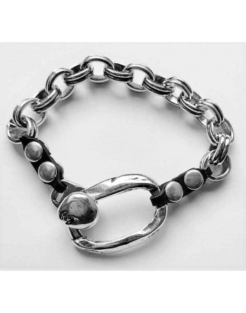 Bracelet liens argent