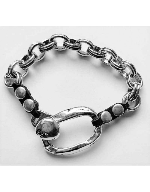 Legeres Silber Gliederarmband