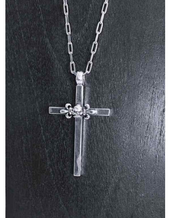 Collier croix en argent sterling