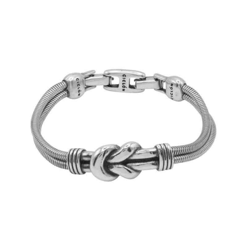 Bracelet Argent Nœud Marin