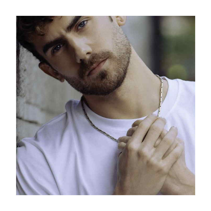 Precious Rectangular Box Chain Necklace