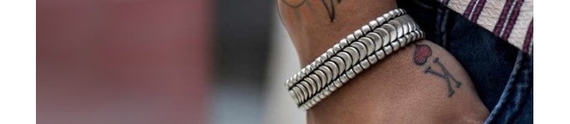 Bracelets en argent de la dernière tendance